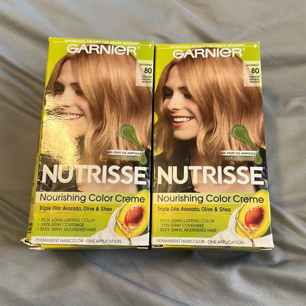 Garnier Nutrisse hair color #80 Butternut